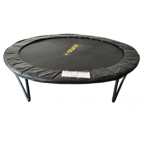 Батут з сіткою та драбинкою 252 см Atleto Black. Фото 8