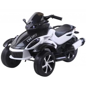 Дитячий електромотоцикл трицикл Spoko SP-610 білий