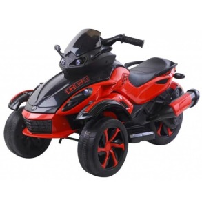 Дитячий електромотоцикл трицикл Spoko SP-610 червоний