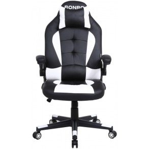 Крісло геймерське Bonro B-office 1 біле. Фото 2