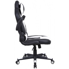 Крісло геймерське Bonro B-office 1 біле. Фото 5