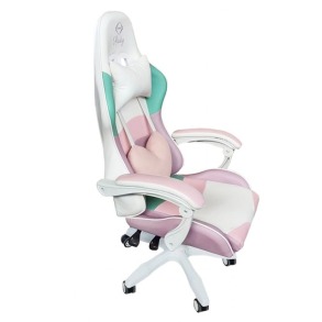Крісло геймерське Bonro Lady 813 рожево-фіолетове. Фото 3