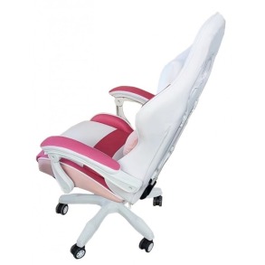 Крісло геймерське Bonro Lady 807 рожево-біле. Фото 6