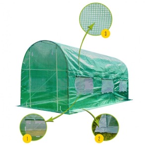 Теплиця парник 10 м2 Funfit 400х250х200. Фото 24
