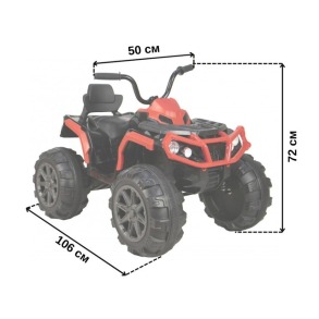 Дитячий електроквадроцикл Spoko HM-1288 червоний. Фото 11