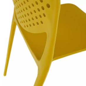 Стілець обідній Bonro B-714 жовтий. Фото 7