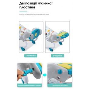 Дитячий стілець шезлонг-гойдалка для годування SPOKO SP-818. Фото 7