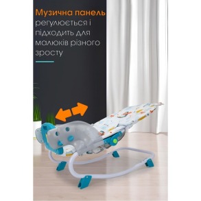 Дитячий стілець шезлонг-гойдалка для годування SPOKO SP-818. Фото 9