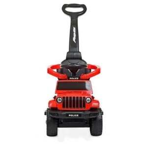 Дитяча машинка на акумуляторі каталка-толокар Spoko SP-219 з батьківською ручкою червоний. Фото 2