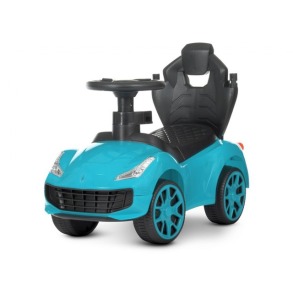 Дитяча машинка з ручкою Spoko SP-608 синій. Фото 2