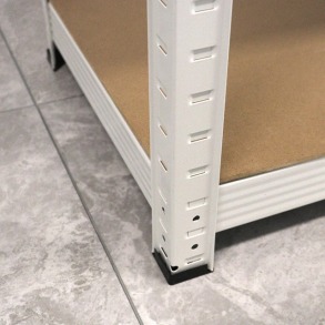 Стелаж металевий 180x90x40 Siker GoodTool P9040 білий 5 полиць. Фото 15