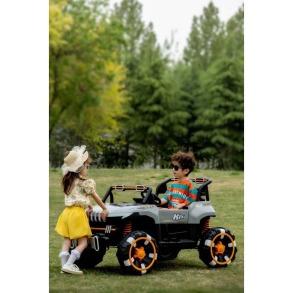 Дитячий електромобіль Spoko SP-8688 сірий. Фото 7