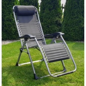 Шезлонг лежак складний Bonro BG-007 сірий. Фото 13