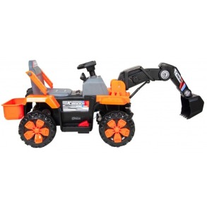 Екскаватор дитячий трактор великий на акумуляторі Spoko SP-188 жовтий. Фото 3