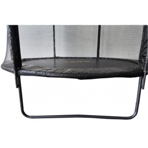 Батут з сіткою та драбинкою 312 см Atleto Black. Фото 11