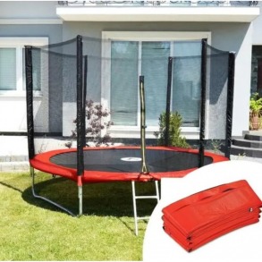 Накидка на пружини для батута 312 см 10 ft червона. Фото 7