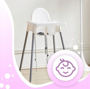 Стільчик для годування дітей SPOKO SP-601 білий. Фото 5