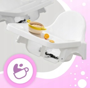 Стільчик для годування дітей SPOKO SP-601 білий. Фото 6