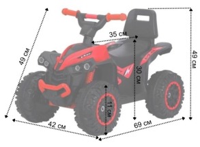 Дитяча машинка каталка толокар Spoko SP-925 червоний. Фото 8