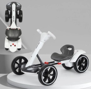 Дитячий електрокарт з пультом керування Spoko SP-V17 6V4,5 білий