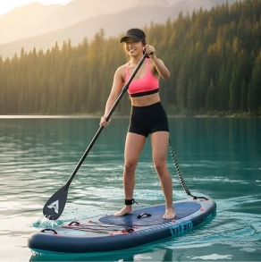 SUP-дошка надувна для плавання Atleto 350 см сіра + сидіння. Фото 12