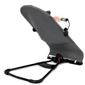 Дитячий шезлонг Spoko Baby крісло гойдалка сірий (SP-108). Фото 2